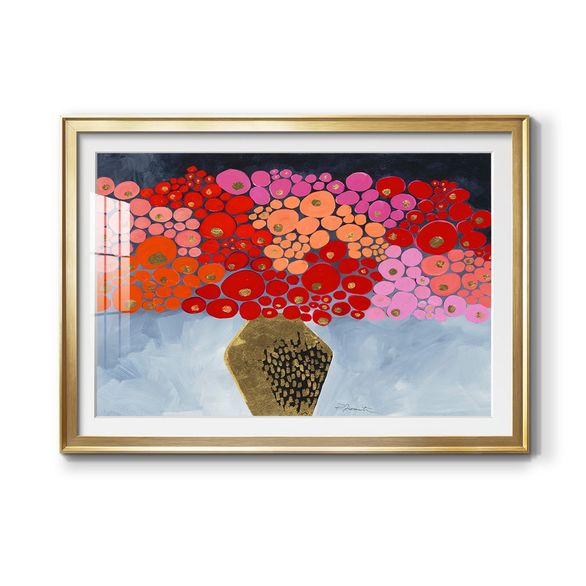 Red Poppies II Premium Framed Print - Ready to Hang