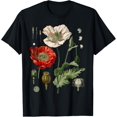 thumbnail image 1 of Red Poppy Botanical Poppies Red Poppy T-Shirt, 1 of 2