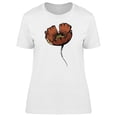thumbnail image 1 of Red Poppy Flower In Cool Art Tee Women's -Image by Shutterstock, 1 of 2
