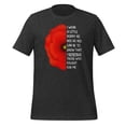 thumbnail image 1 of Red Poppy Flower Shirt Unisex Lest We Forget Shirt Veterans Day Shirt USA Memorial Shirt (Dark Grey Heather, 2XL), 1 of 1
