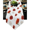 thumbnail image 1 of Red Poppy Flower Table Runner Party Wedding Champagne Decoration Table Runners Dining Room Restaurant Table Gadget, 1 of 5