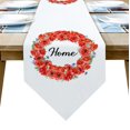 thumbnail image 1 of Red Poppy Flower Table Runner Party Wedding Champagne Decoration Table Runners Dining Room Restaurant Table Gadget, 1 of 5