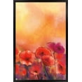 thumbnail image 1 of Red Poppy Flowers Wall Poster, 22.375" x 34" Framed, 1 of 6