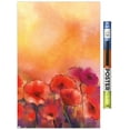 thumbnail image 1 of Red Poppy Flowers Wall Poster, 22.375" x 34", 1 of 5