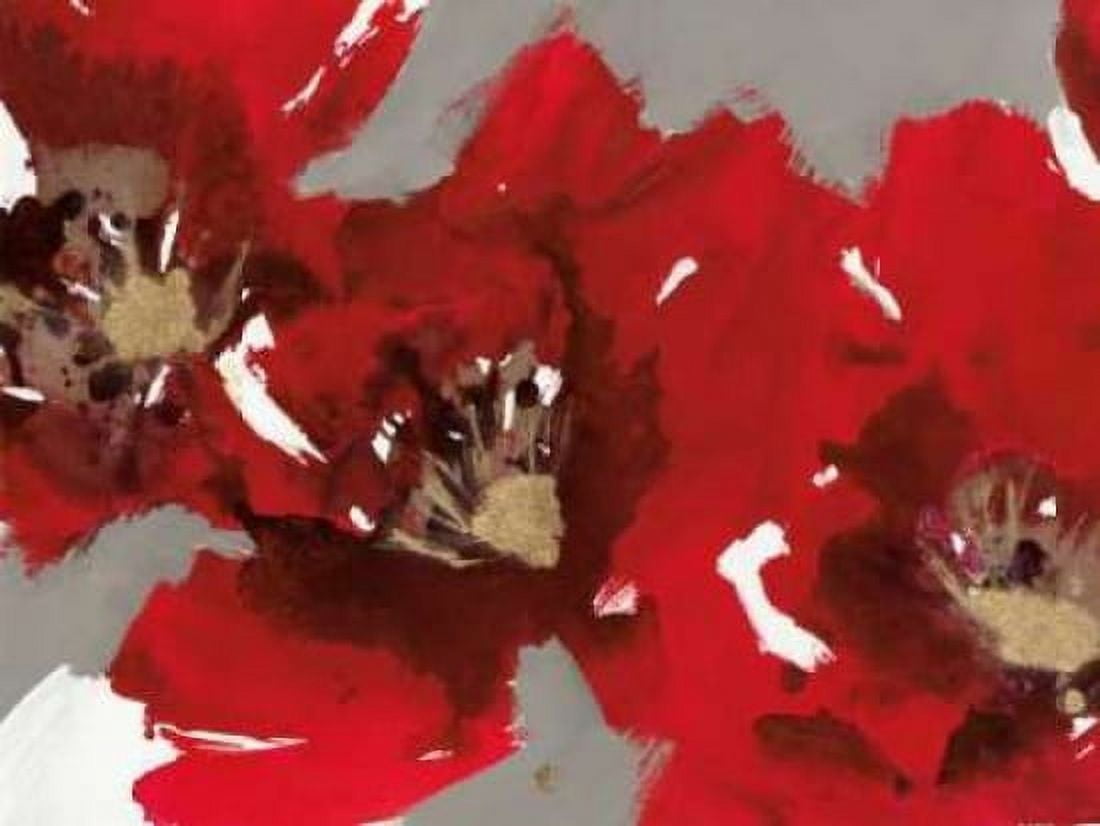 Red Poppy Forest I Canvas Art - Natasha Barnes (22 x 28)