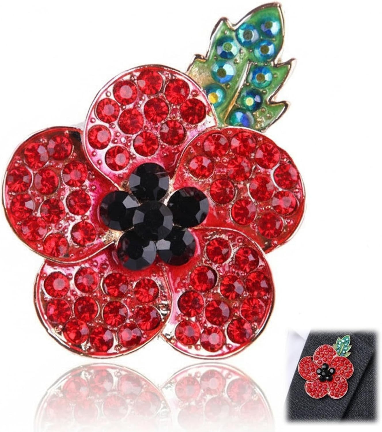 Remembrance Day Poppy Pin