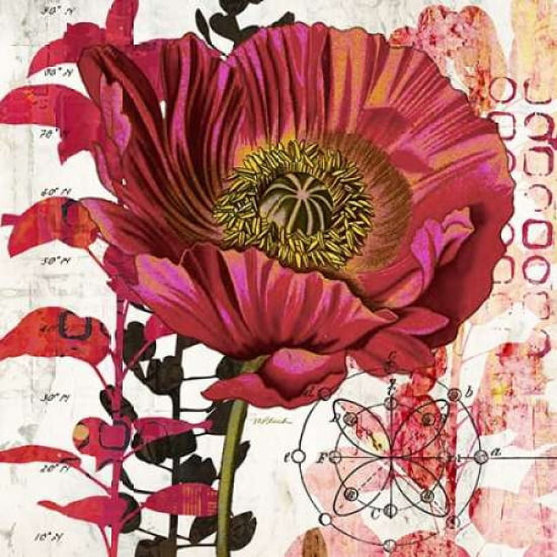 Red Poppy Story Canvas Art - Melissa Pluch (24 x 24)