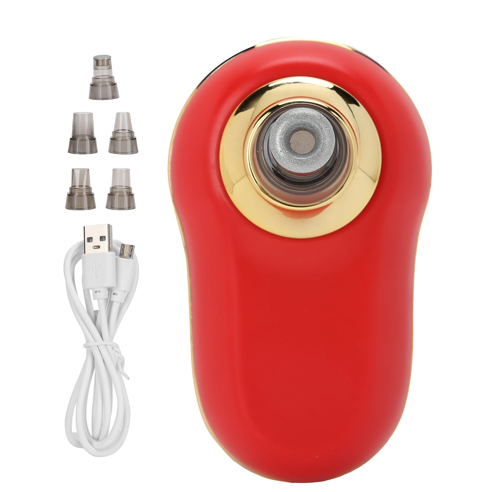 Red pore suction device for deep skin cleansing powerful usb facial