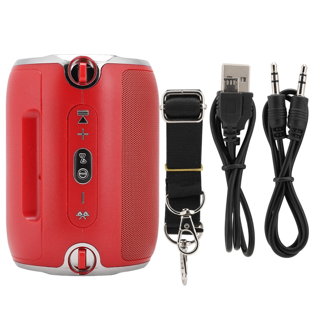 Red Portable Bluetooth Speaker with Handheld Design, Wireless Stereo ...