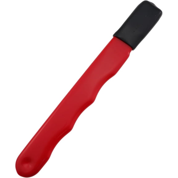 Red Portable Quick Sharpener, Lawnmower Blade Sharpener, Multipurpose Pocket Garden Tool for Knives, Pruners, Loppers, Hedge Shears, Scissors, Axes, Hatchets, Machetes, Lawn Mowers