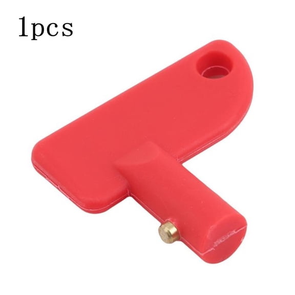 Red Power Kill Key for Battery Isolating Switch 100A 12V, Off Button for Yacht and Electric Vehicle Safety System(1pcs)