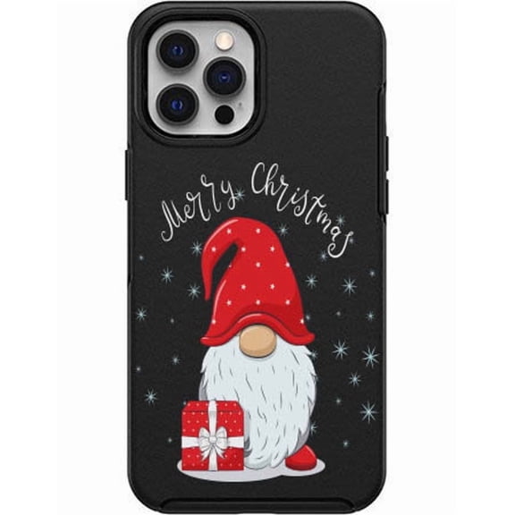 Red Present Christmas Gnome Santa Helper Holiday Pattern iPhone 11 12 13 14 15 16 17 Pro Max Case