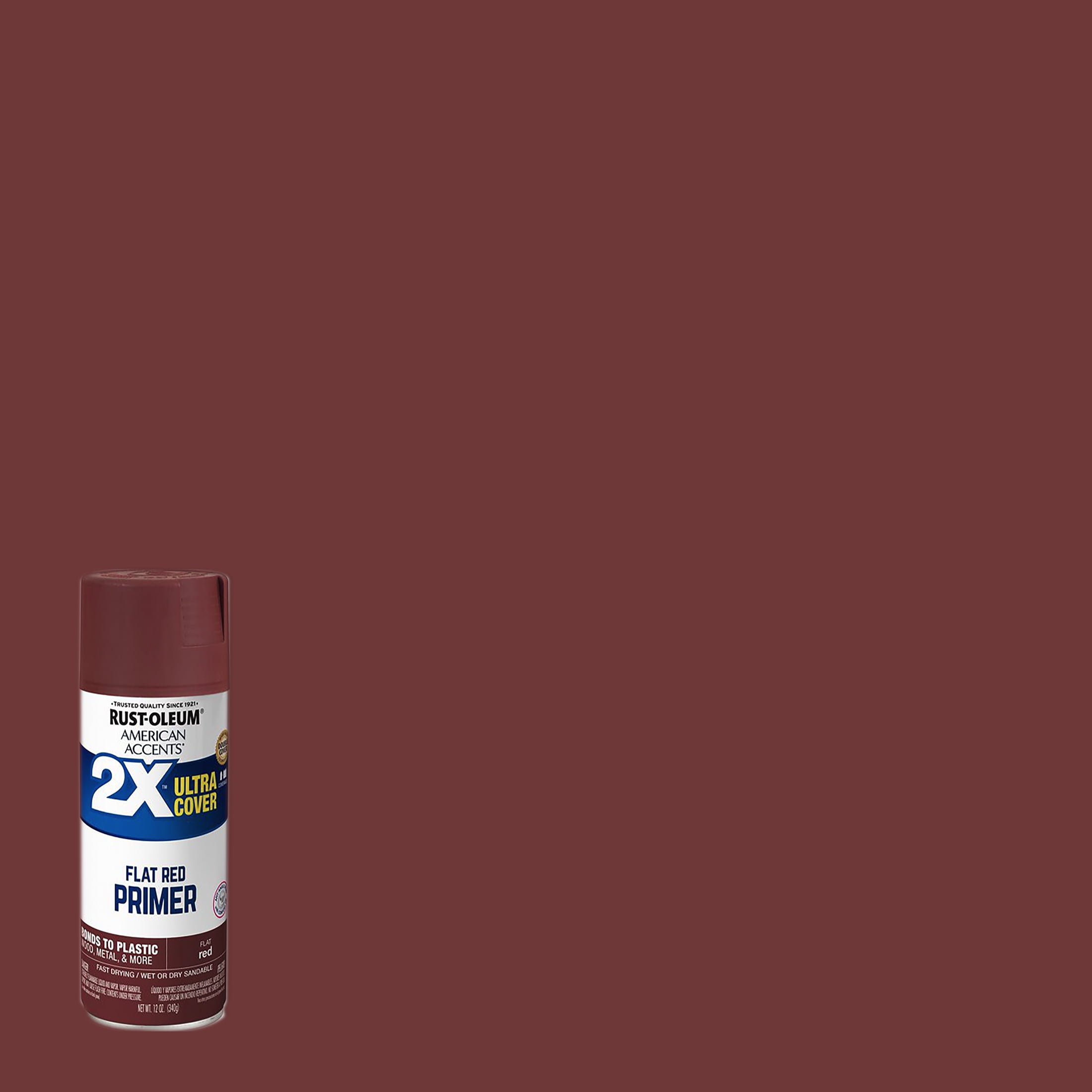 Rust-Oleum 7569838 Primer, Red, Flat, 15 oz