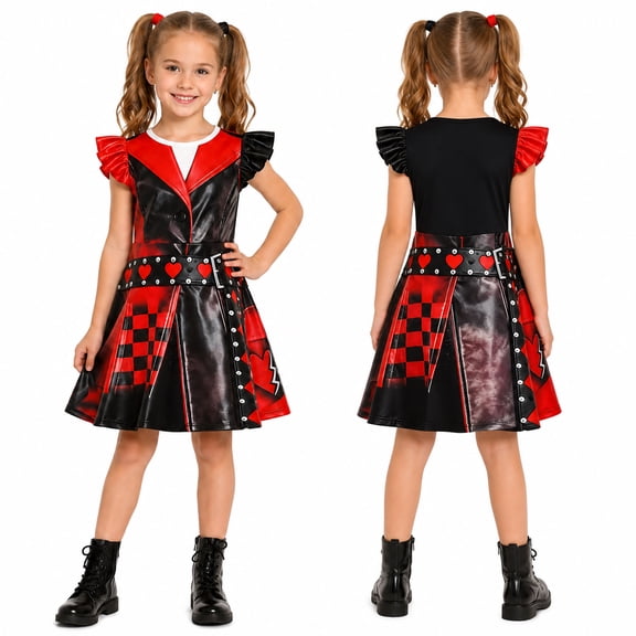 Red Princess Dress Rise of Red Halloween Cosplay Costume, Dress with ...