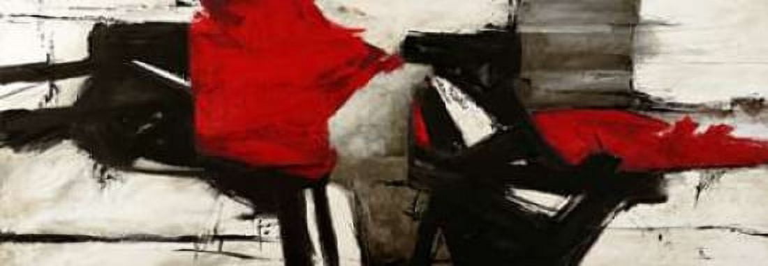 Red Profile Canvas Art - Jim Stone (24 x 48)