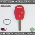 thumbnail image 1 of Red Protective Rubber Case Silicone Cover For Honda Remote Key Shell 2 Buttons, 1 of 5