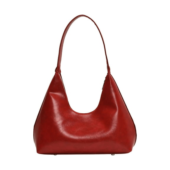 Clearance Under $5 Red Purse,Underarm Bag,Shoulder Bag,Small Retro Vegan Leather Handbags,2025 Cute Mini Vintage Underarm Bag,Casual Bag,Shoulder Bag,Handbag Messenger Bag(Red)