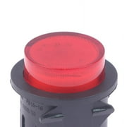 Red Push Button Switch With Light 4 Pins Touch Power Switch 16A 250V Electrical Round Rocker Switch 28*23.2mm PS18-16-2