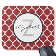 thumbnail image 1 of Red Quatrefoil Mouse pads Gaming Mouse Pad 9.84x7.87 inches, 1 of 3