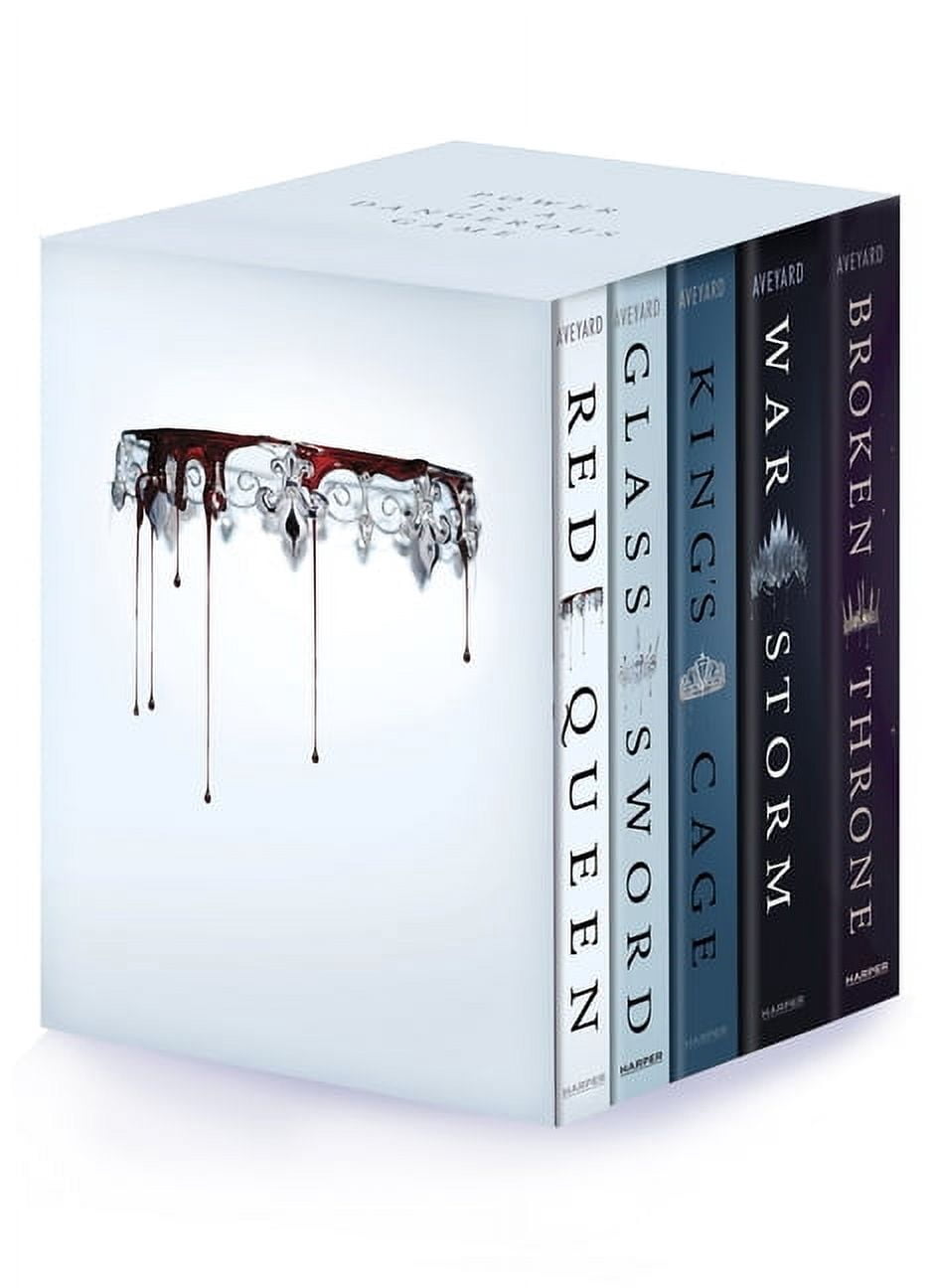 Red Queen Red Queen 5-Book Paperback Box Set: Red Queen, Glass Sword, King's Cage, War Storm, Broken Throne, (Paperback)