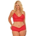 thumbnail image 1 of Red Queen Red Sexy Lace Cami Set Elegant Moments 3229X Red, 1 of 3