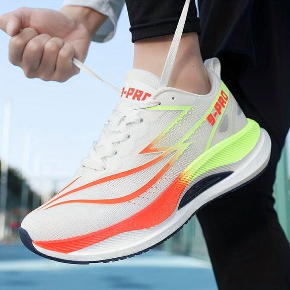 Red Rabbit 9 Pro Popcorn Soft-Sole Sneakers, Breathable Soft-Sole Rebound Carbon Plate Shock-Absorbing Racing Mid-Distance Professional Running Shoes