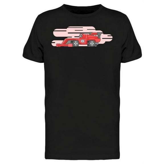 Red Racing Car Design T-Shirt Men -Image by Shutterstock, Male Medium