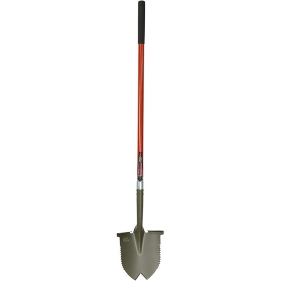 Red Radius Garden 23211 Root Slayer Round Head Shovel, XL