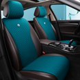thumbnail image 1 of Red Rain Auto Truck Peacock Blue, Leather, Universal Fit, Front Rear Seat Covers, 11 Pieces, 1 of 5