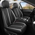 thumbnail image 1 of Red Rain Black and Gray Universal Leather Car Seat Cover Waterproof Seat Covers 13pcs (R-Black+Gray), 1 of 6