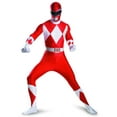 thumbnail image 1 of Disney Power Rangers Red Ranger Mens Adults Bodysuit Costume XL 42-46, 1 of 2
