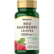 كبسولات أوراق التوت الأحمر | 1200mg | 120 حبوب | غير معدلة وراثيًا ، مكمل خال من الغلوتين | بواسطة Piping Rock