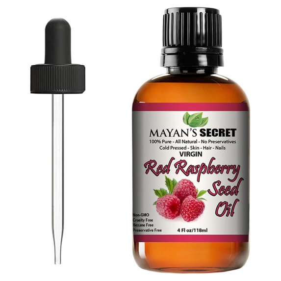 Mayan's Secret Organic Red Raspberry Seed Oil - Cold Pressed, Unrefined ...