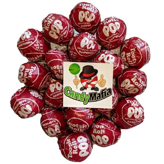Red Raspberry Tootsie Pops Red Raspberry 30 Count CandyMafia