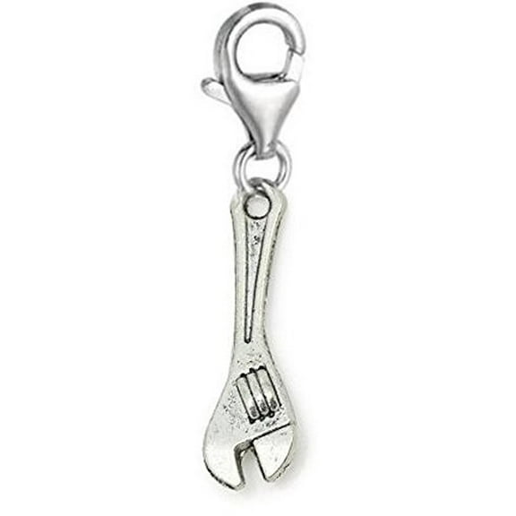 Red Real Leather Copper Key Chain w/ Lobster Clasp Fit Snaps Chunk Button