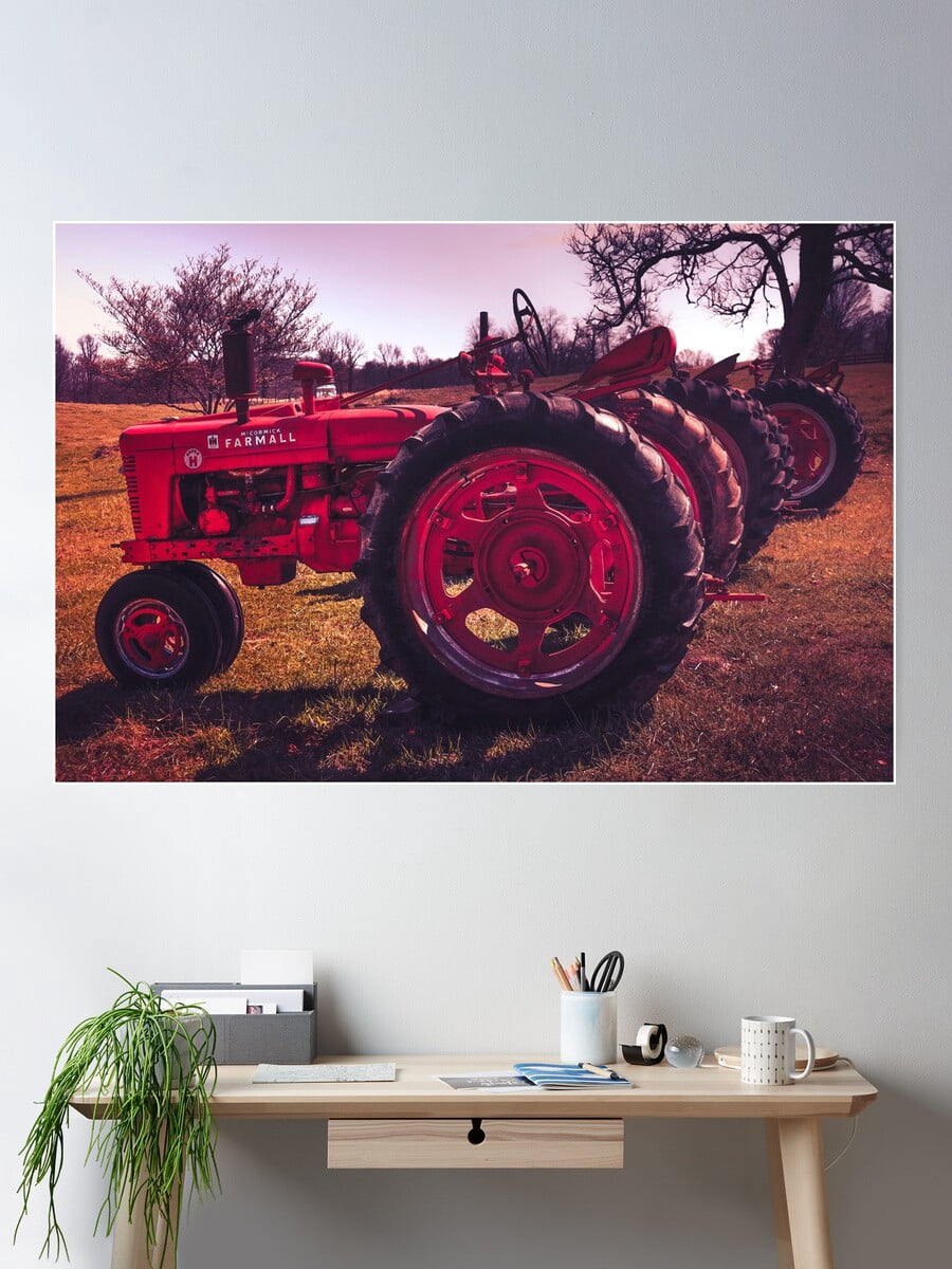 Red Reckoning Poster Wall Art, Modern Wall Decor For Living