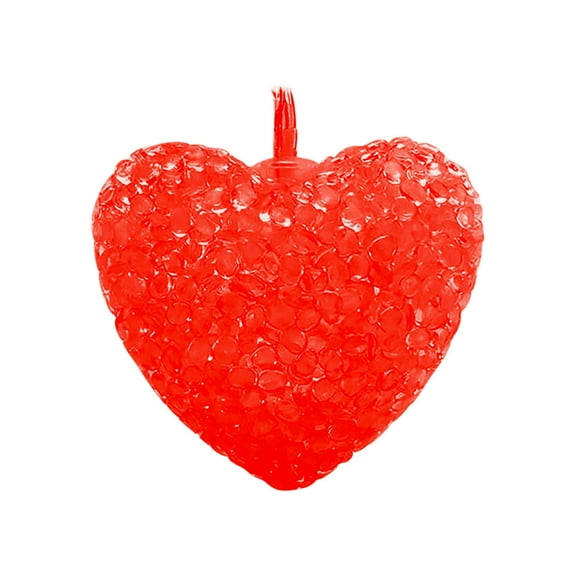 Red Valentine's Day Heart String Lights Battery Powered Wedding Party Decor Warm Light Led Heart String Lights 78.74 Inches 10 Lights Batteries Not Included