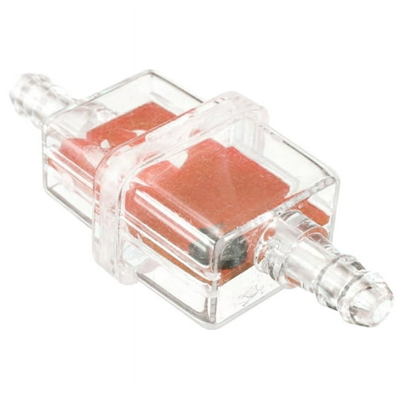 Red-Reliable Inline Oil Filter for Motorcycle, For Scooter Testing, To Prevent Engine Broken or Damaged
