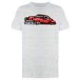 thumbnail image 1 of Red Retro Car Design T-Shirt Men -Image by Shutterstock, Male x-Large, 1 of 2