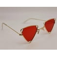 thumbnail image 1 of Red Retro Triangle Cat Eye Sunglasses | Cateye Sunglasses Vintage, 1 of 8