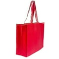 thumbnail image 1 of Red Reusable Grocery Tote Shopping Bags Hand Bags Eco Friendly 10 Pack WeBaG Brand, 1 of 3