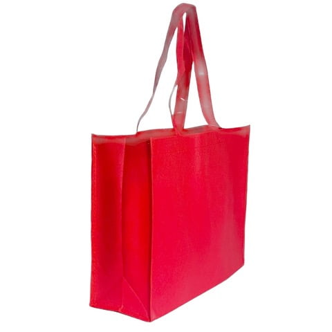 Red Reusable Grocery Tote Shopping Bags Hand Bags Eco Friendly 10 Pack WeBaG Brand