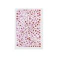thumbnail image 1 of Red Rhinestone Glitter Decorative 4.5 Inch Self-Adhesive Face Gems Cosmetic Face Jewels for Rave Carnival Music Festival Wedding Party Accessory, 1 Pack, 1 of 4