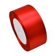 Red Ribbon 9 Inch 25 Yard Satin Craft Ribbon Polyester Ribbon Bouquet ...