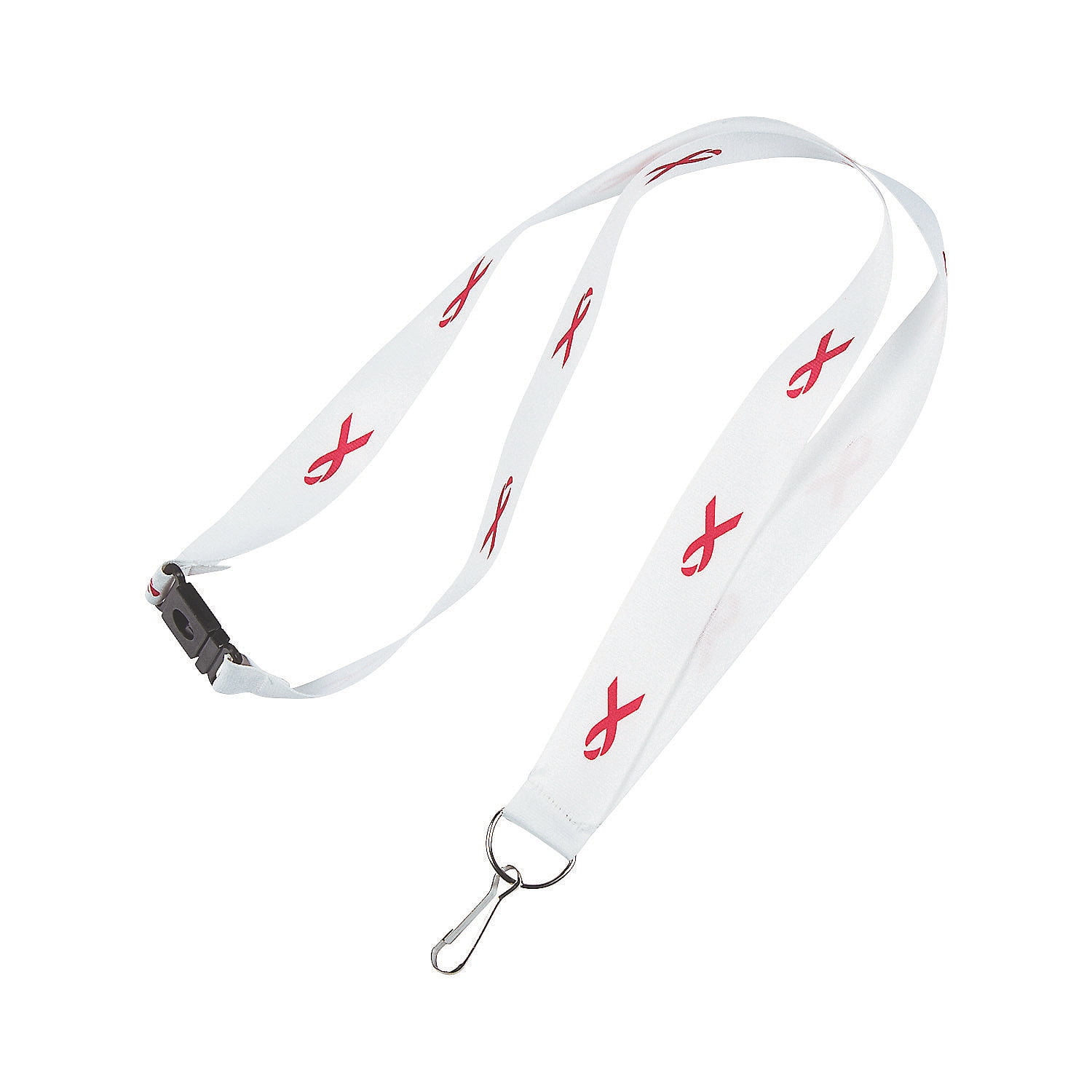 Red Ribbon Badge Holder - Jewelry - 12 Pieces