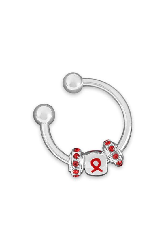 Red Ribbon Key Chains 25 Packs