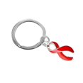 thumbnail image 1 of Red Ribbon Split Style Key Chains, 1 of 2