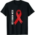 thumbnail image 1 of Red Ribbon Week 2023 Drug Awareness Say No To Drugs T-ShirtMen and women, Black T-shirt, size: Extra large, 1 of 4