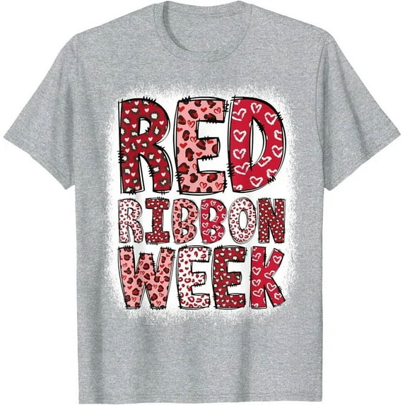 Red Ribbon Week 2024 T-Shirt Unisex S-5XL Hot Trending Shirt, Vintage Birthday Gift