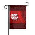 thumbnail image 1 of Red Ribbon Week Awareness Garden Flag Decoration Yard Farmhouse Double Sided Holiday Party Outdoor Camping Decor Flags 12x18in, 1 of 7